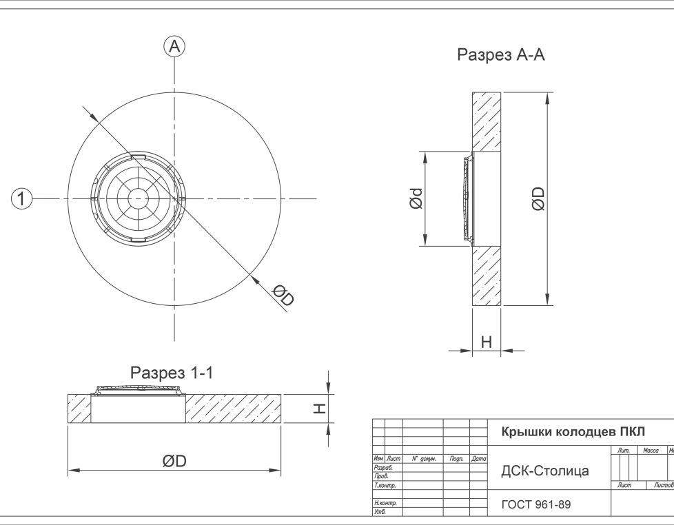 ПКЛ-15 бытовая с полимерным люком